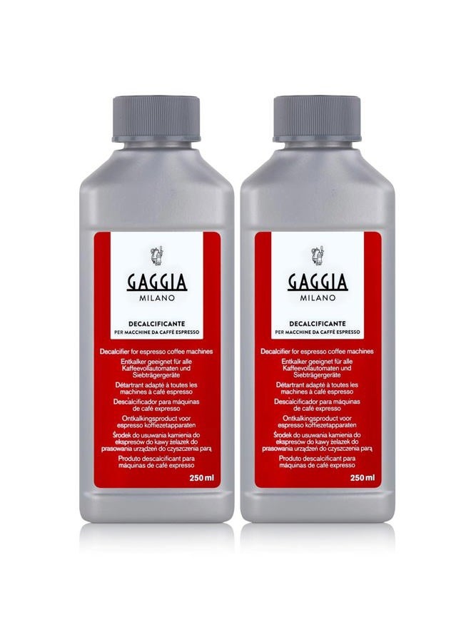 GAGGIA Decalcifier Descaler Solution 250ml (2 Bottles) - Image 1